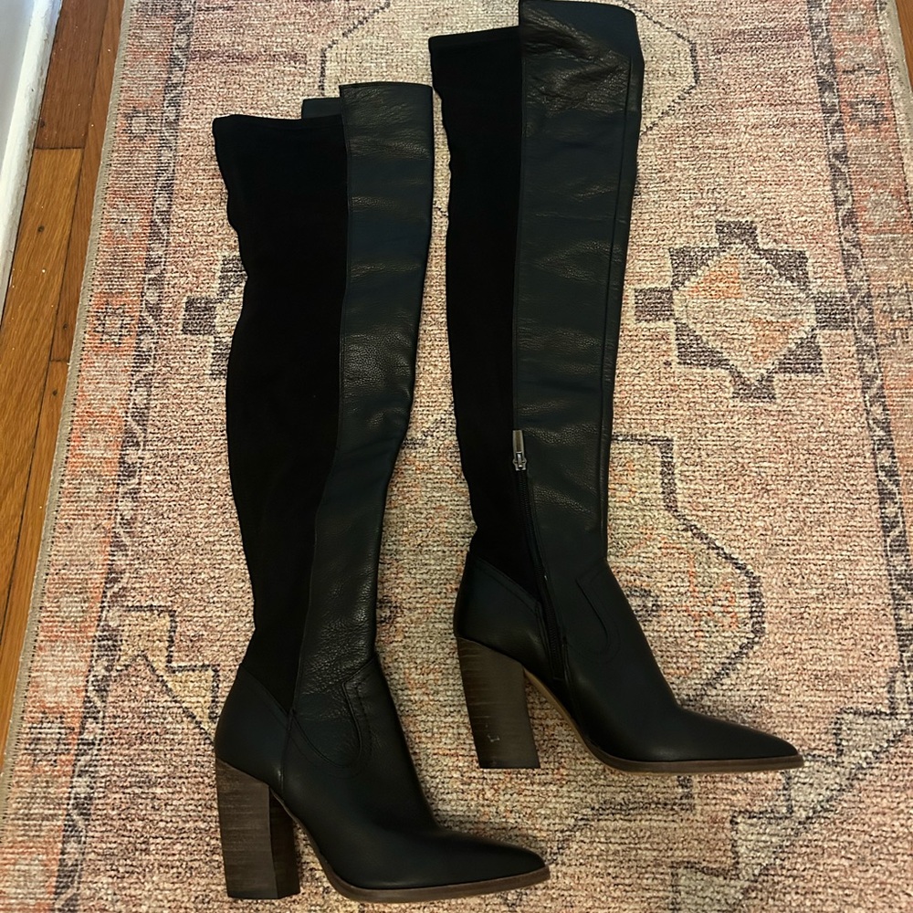 black boots vince camuto